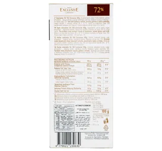 Taitau Dark Chocolate Bar 72 Cocoa 100 G