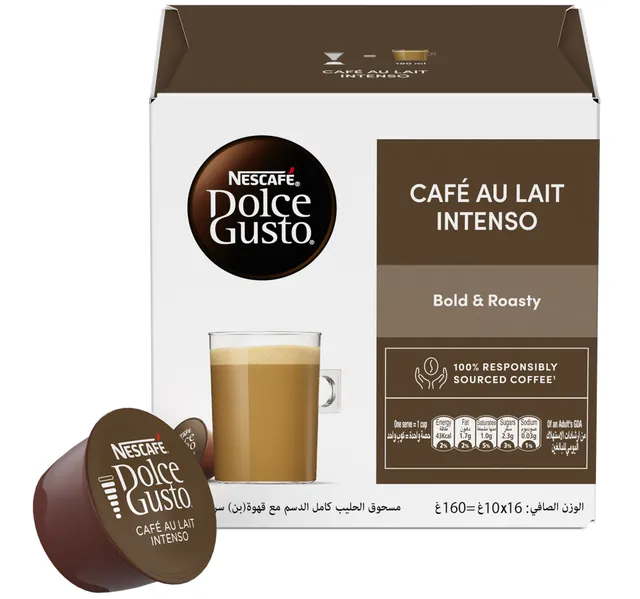 Nescafe Dolce Gusto Cafe Au Lait Intenso Coffee Capsules