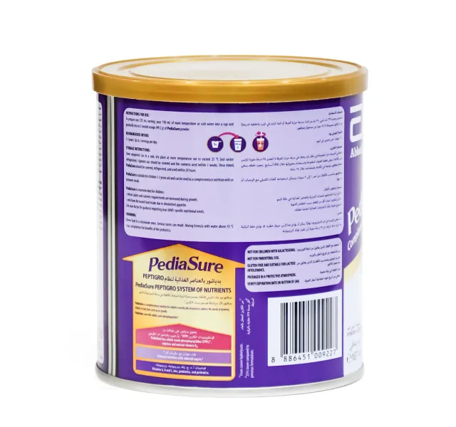 Pediasure Peptigro System With Chocolate Flavour Stage 1 For Children 1 3 Years 400 G