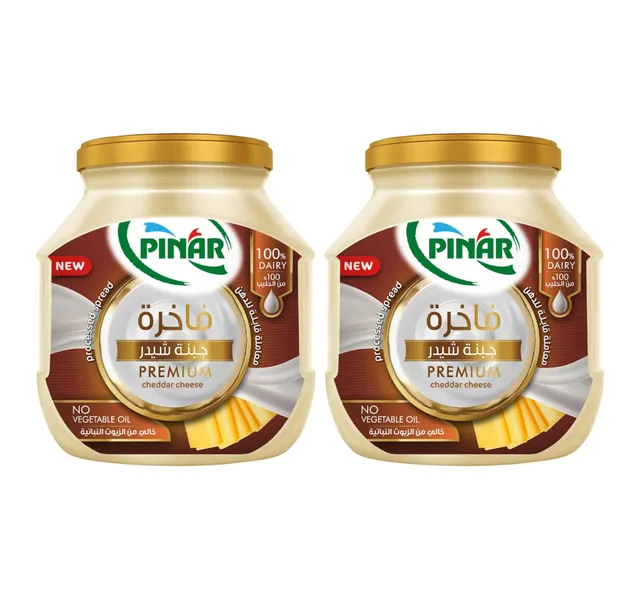 Pinar Processed Premium Cheddar Cheese Value Pack 2 x 500 g