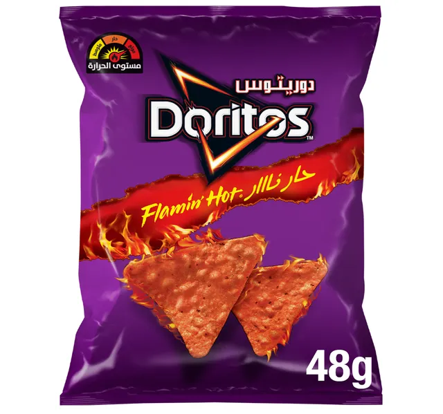 Doritos Flamin Hot Tortilla Chips 48 G