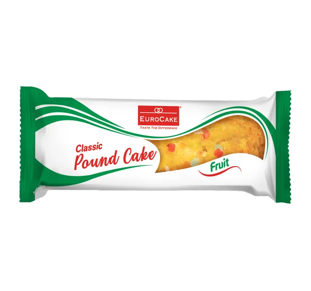 Euro Cake Classic Pound Cake Fruit 125 G