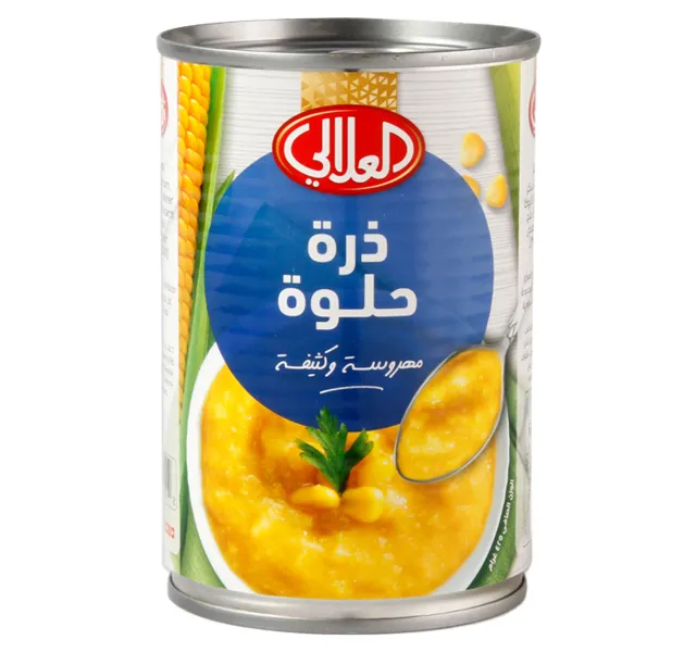 العلالي ذرة حلوة مهروسة وكثيفة 425 جم