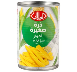 العلالي ذرة صغيرة أكواز 410 جم