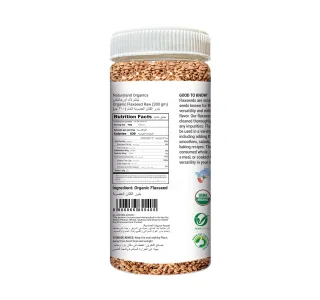 Natureland Organics Flaxseeds Raw 300 g