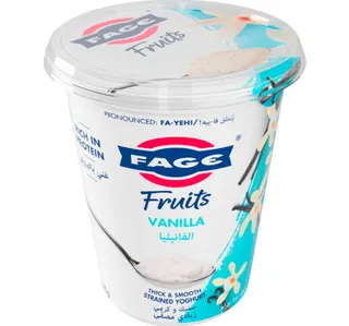 Fage Fruits Vanilla Strained Yoghurt 380 G