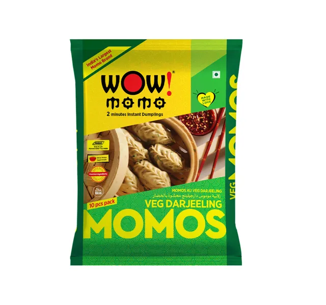 Wow Momo Veg Darjeeling Instant Momos 10 Pcs