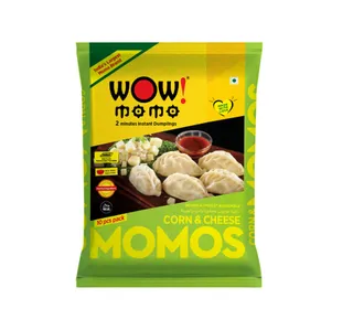 Wow Momo With Corn Cheese Instant Momos 10 Pcs