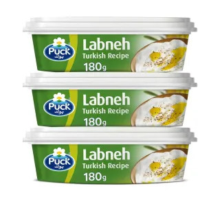 Puck Turkish Labneh Value Pack 3 x 180 g