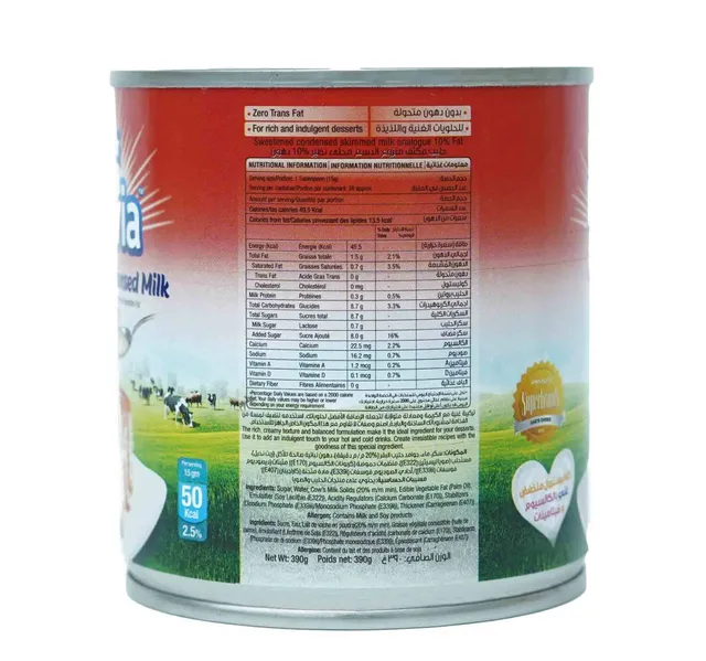 Nutridor Abevia Gold Sweetened Condensed Milk 390 G