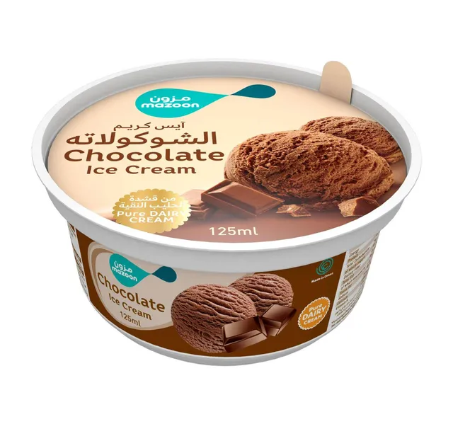 Mazoon Chocolate Ice Cream Cup 125 ml