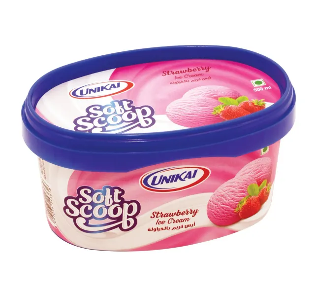 يونيكاي آيس كريم سوفت سكوب فراولة 500 Ml
