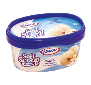 يونيكاي آيس كريم سوفت سكوب فانيلا 500 Ml