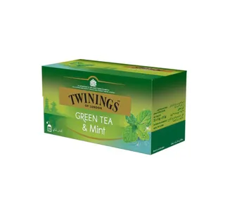 توينينجز شاي أخضر ونعناع باك قيمة 25 Pcs