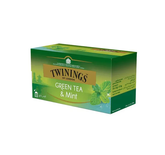 توينينجز شاي أخضر ونعناع باك قيمة 25 pcs