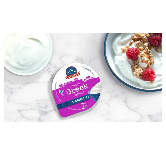 Olympus Greek Strained Yogurt Lactose Free 2% Fat 150 g