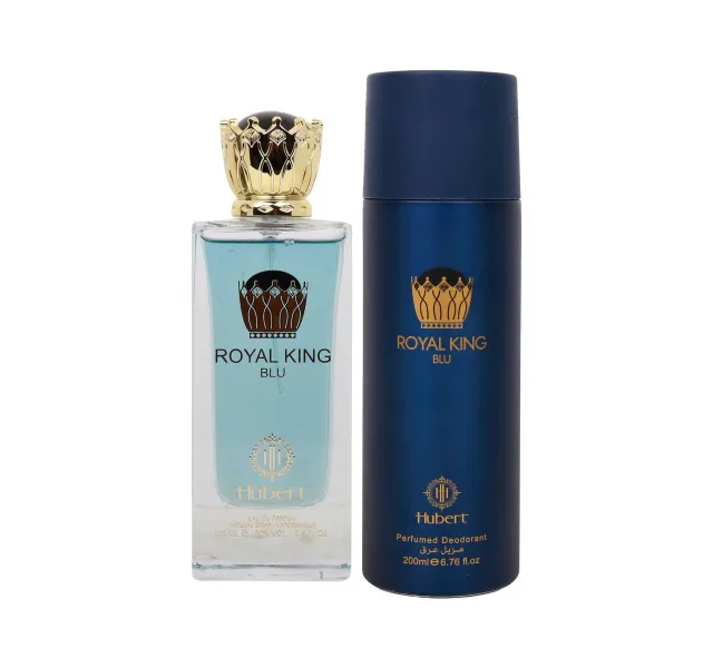 Hubert Edp Royal King Blu 100 Ml Perfumed Deodorant 200 Ml