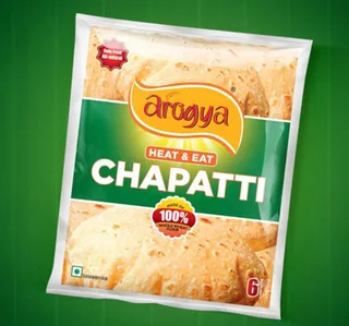 Arogya Heat & Eat Chapatti 6 pcs