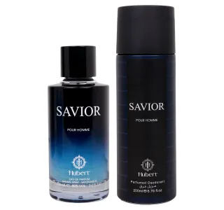 Hubert Edp Savior 100 Ml Perfumed Deodorant For Pour Homme 200 Ml