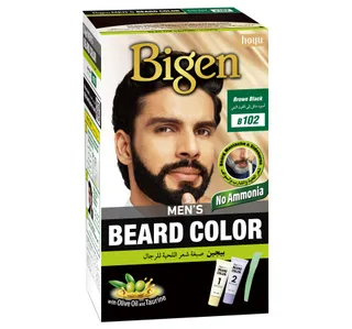 Bigen Mens Beard Color Brown Black B102 1 Pkt
