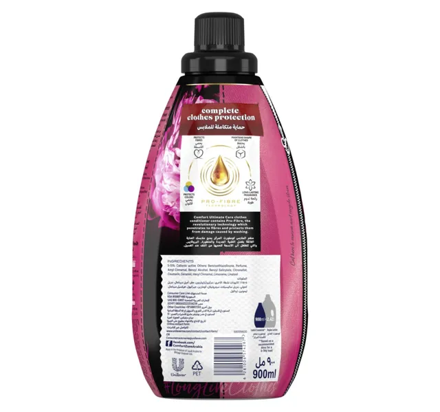 Comfort Concentrate Fabric Softener Charm 9x Fragrance 900 Ml