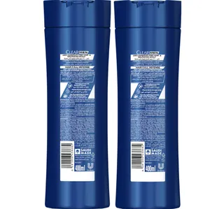 Clear Anti Dandruff Shampoo Cool Sport Menthol For Men 2 X 400 Ml