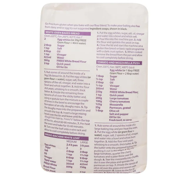 Doves Farm Plain White Bread Flour Gluten Free 1 Kg