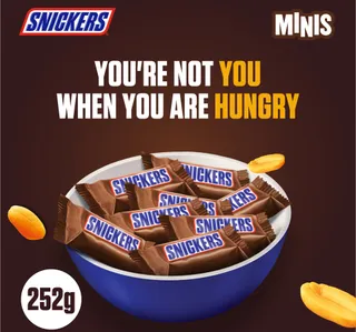 Snickers Minis Chocolate Pouch 14 pcs 252 g
