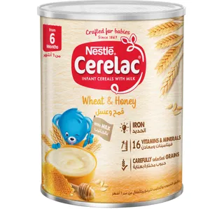 Nestle Cerelac Infant Cereals with Iron + Wheat & Honey From 6 Months