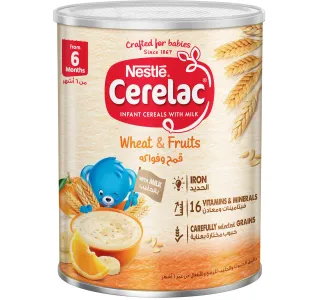 Nestle Cerelac Infant Cereals With Iron Wheat Fruits From 6 Months 1 Kg