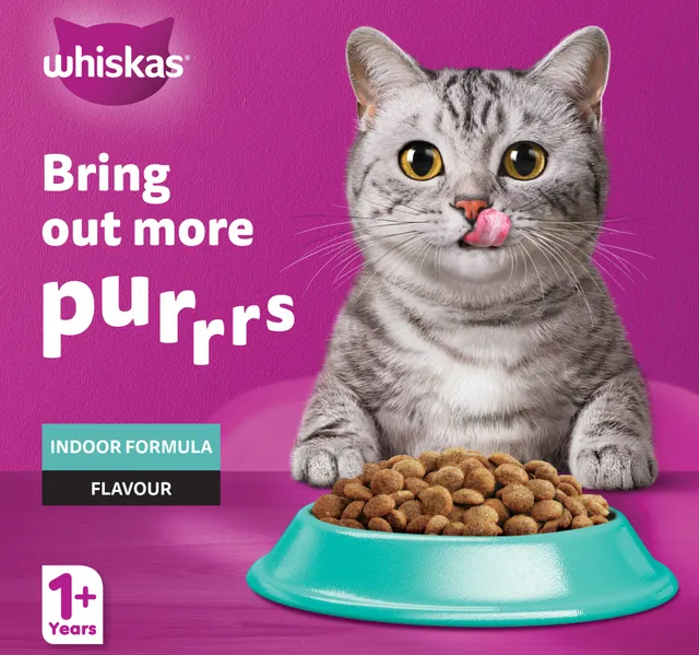 Whiskas Indoor Formula Cat Dry Food Bag 1 1 Kg
