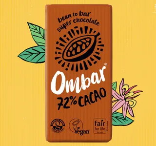 Ombar Raw Chocolate 72 Cacao 70 G