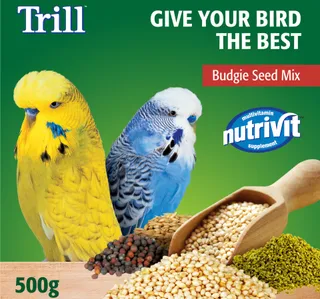 Trill Budgie Seed Mix Bird Food 500 G