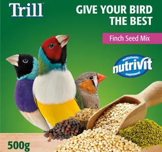 Trill Finch Seed Mix Bird Food 500 G