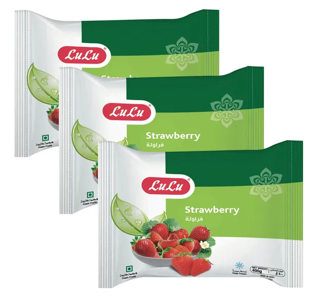 Lulu Frozen Strawberry Value Pack 3 X 400 G