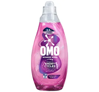 Omo Wonder Wash Liquid Laundry Detergent Ultra Care 1480 Ml
