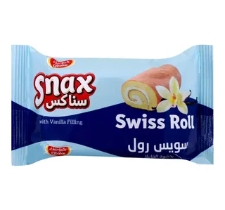 QBake Swiss Roll Mini Vanilla 20 g