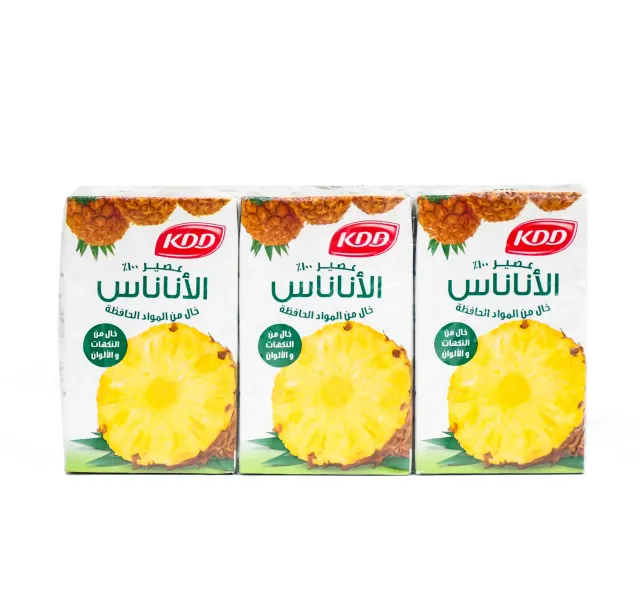 KDD Pineapple Juice 6 x 250 ml