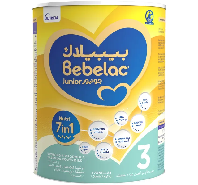 Bebelac Junior 3 Nutri 7in1 Vanilla 1-3Y 400 g