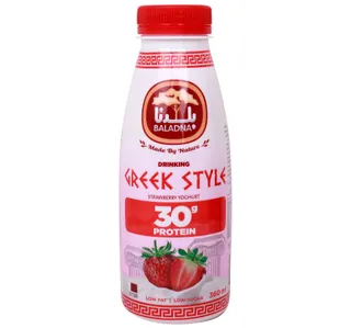 Baladna Greek Yogurt Strawberry 360 Ml