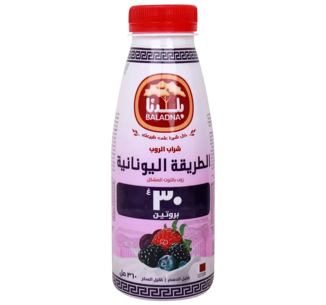 Baladna Greek Yogurt Mixed Berry 360 Ml