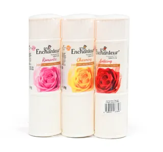 Enchanteur Perfumed Talc Assorted Value Pack 3 X 120 G