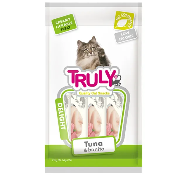 Truly Tuna Bonito Creamy Lickable Treats For Cat 70 G