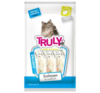 ترولي سالمون وسمك القد قطط سناكس 70 g