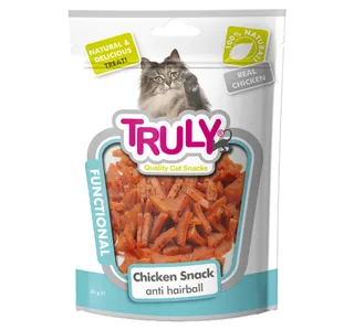Truly Chicken Snack Anti Hairball Cat Snacks 50 G