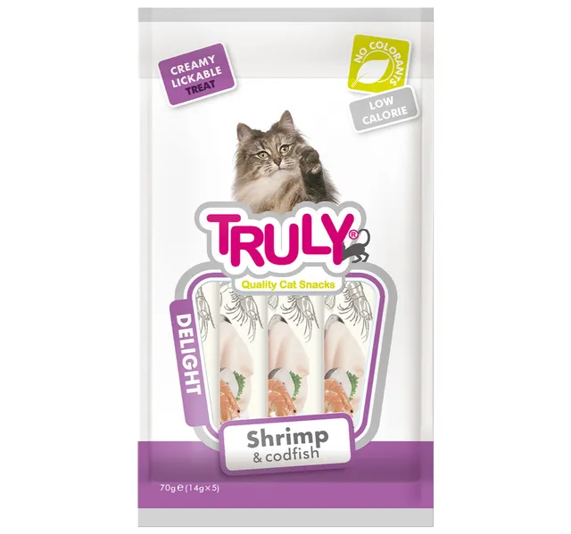 Truly Shrimp & Codfish Cat Snacks 70 g