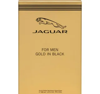 Jaguar Men S Gold In Black Eau De Toilette Vaporisateur Natural Body Spray 100 Ml