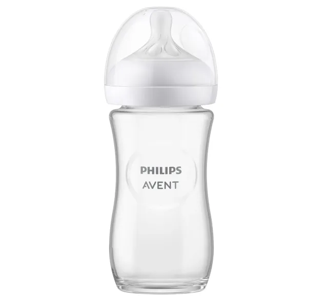 Philips Avent Natural Glass Baby Bottle 240 Ml 993 01 1 Pc
