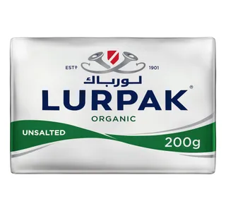 لورباك زبدة عضوية غير مملحة 200 جم