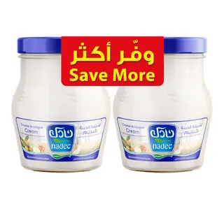 نادك جبنة كريمية قابلة للدهن 2 × 500 جم